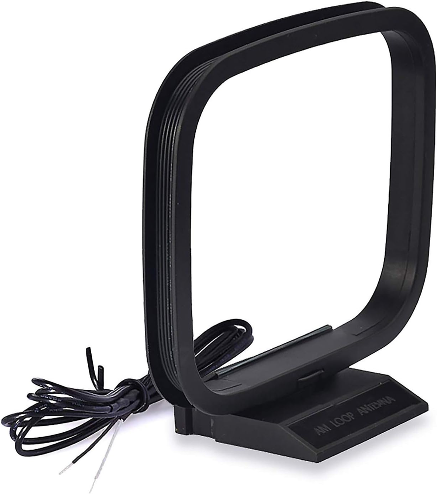 AM Loop Antenna with 2 Pin Bare Wire Compatible with Pioneer Onkyo Yamaha Marant