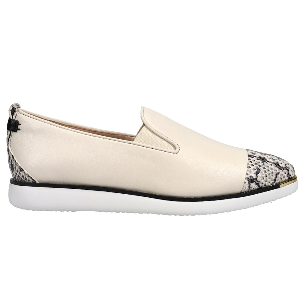 Cole Haan Grand Snake Ambition Slip On  Womens Off White Flats Casual W20744