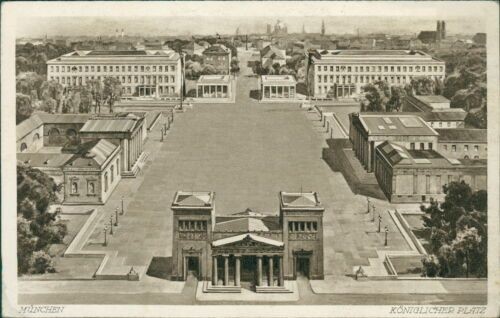 Postcard Munich Royal Square (No.730)