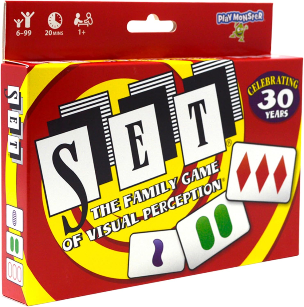 SET Enterprises SET - the Family Card Game of Visual Perception - Race to Find t