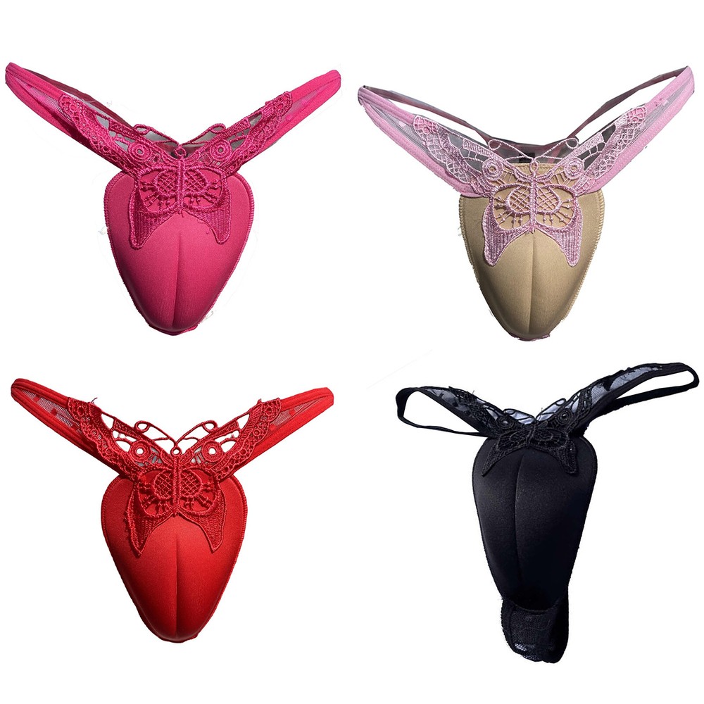 Camel Toe Panties Men G-string Hiding Gaff Thong T Back Cross-Dresser Underwear