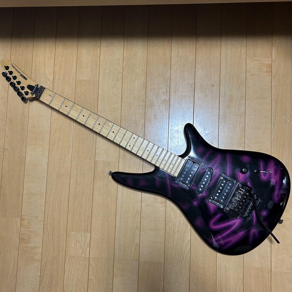 Yamaha Mg-Miig Electric Guitar with Vibrant Neon Graphics