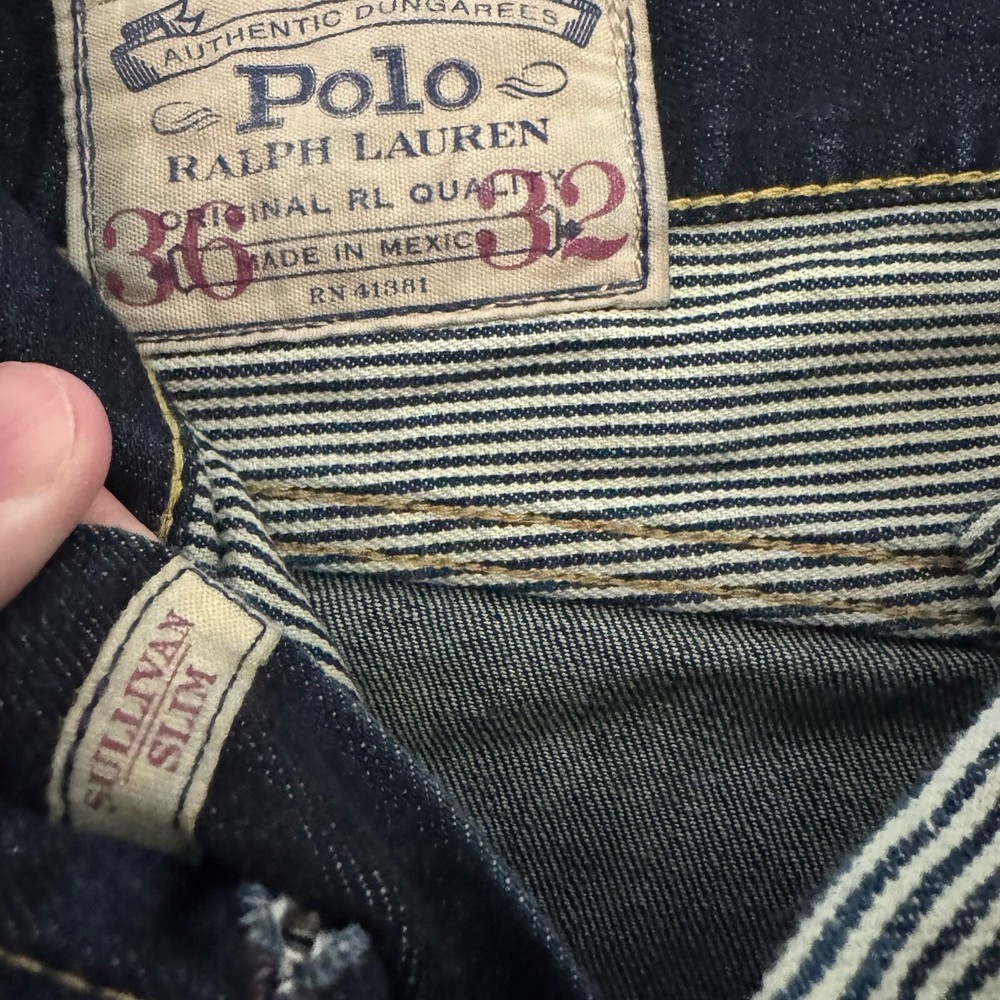 Polo Ralph Lauren The Sullivan Slim Blue Jeans Men’s Size 36x32