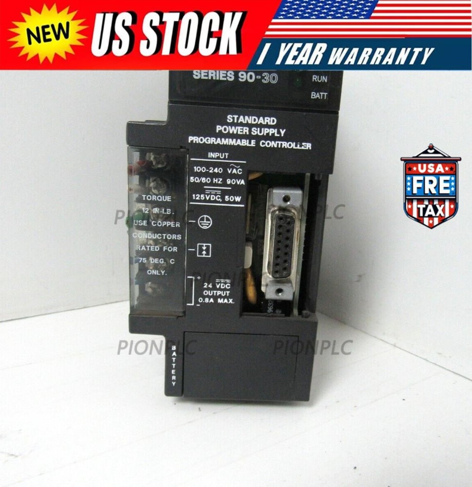 GE FANUC IC693PWR321S POWER SUPPLY 120/240VAC 124VDC