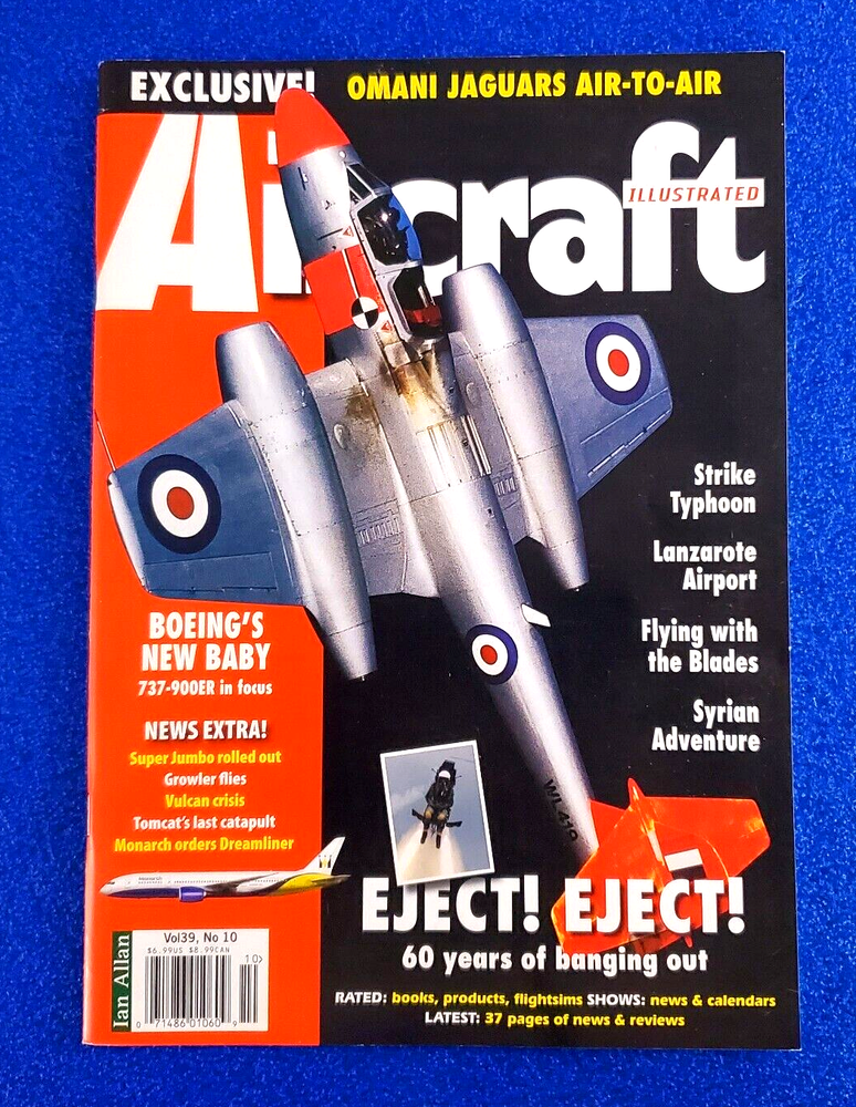 AIRCRAFT ILLUSTRATED: BOEING'S NEW BABY, STRIKE TYPHOON VOL. 39 NO. 10 MAGAZINE