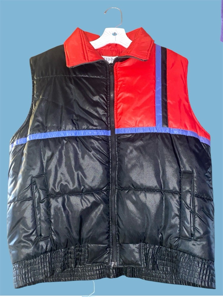 Vintage Alpine Ski Vest Mens Size Large Puffer Jacket Winter Outdoor 70s Retro