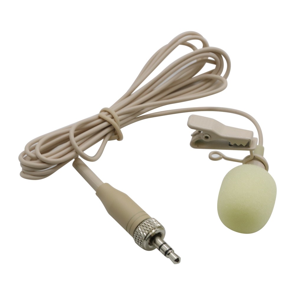 Beige ME2 Wireless Clip Lav Mic for Sennheiser EW100 SK100 G2 G3 G4