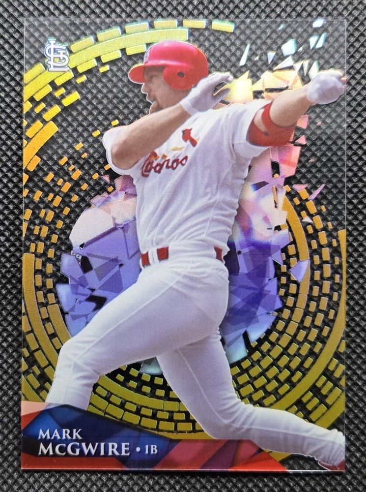 Difractor de oro Topps High Tek Mark McGwire 2014/99 #HT-MMC CARDINALS