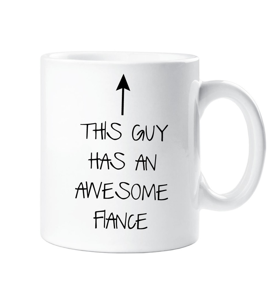 Awesome Fiance Mug - Perfect Ceramic Novelty Gift for Him