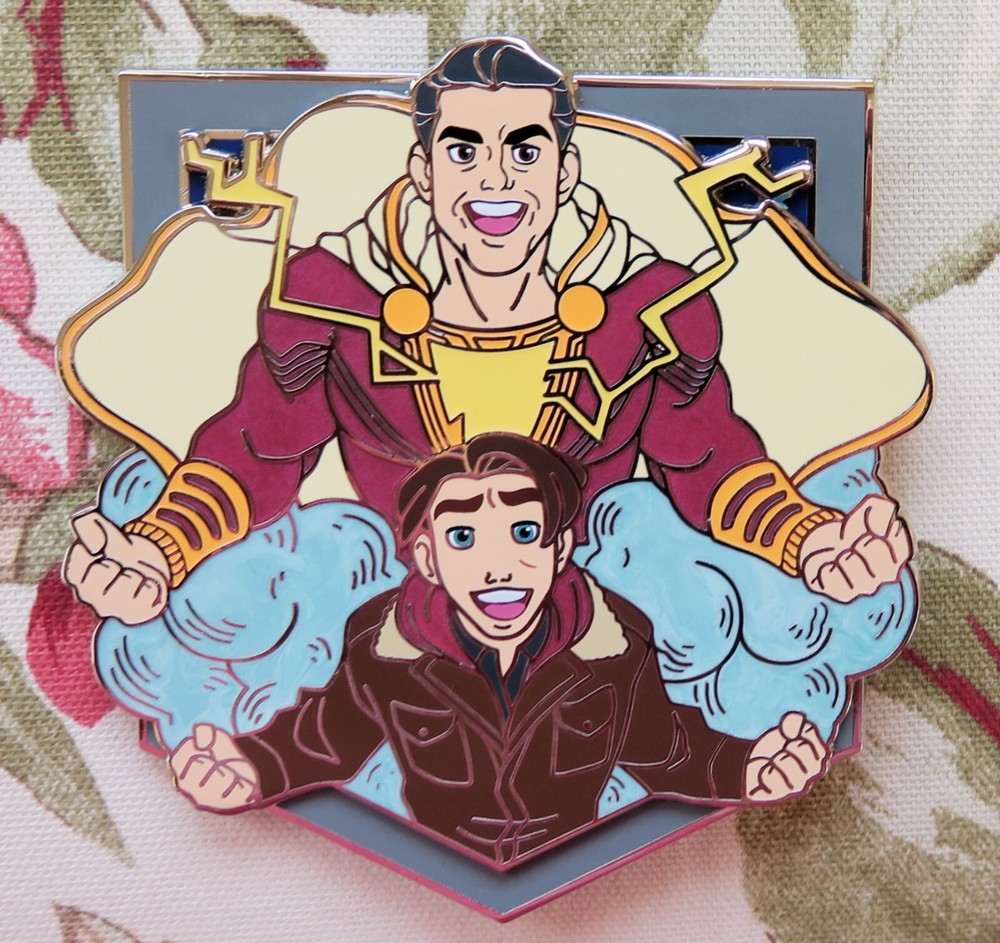 DISNEY FANTASY PIN JIM HAWKINS BILLY BATSON SHAZAM MASHUP JUSTICE LEAGUE LE 30