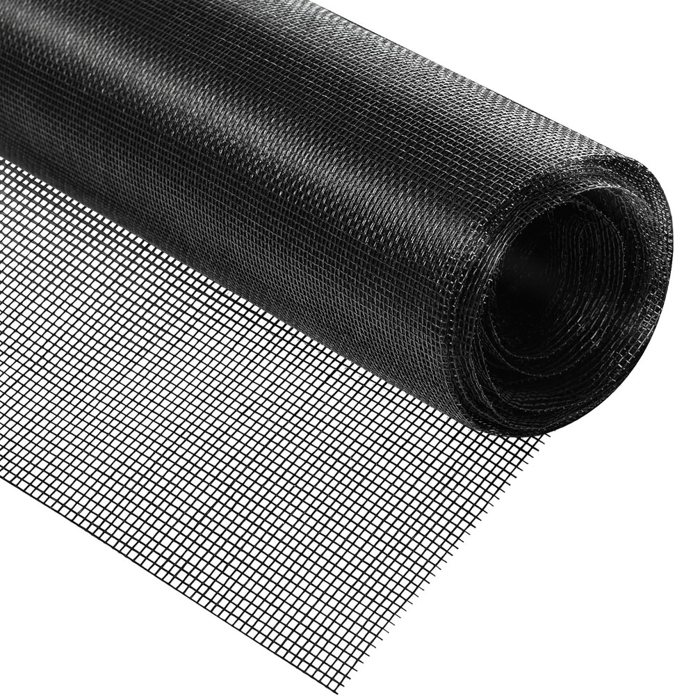 48-Inch x 102-Inch Fiberglass Window Screen Mesh for Doors and Windows