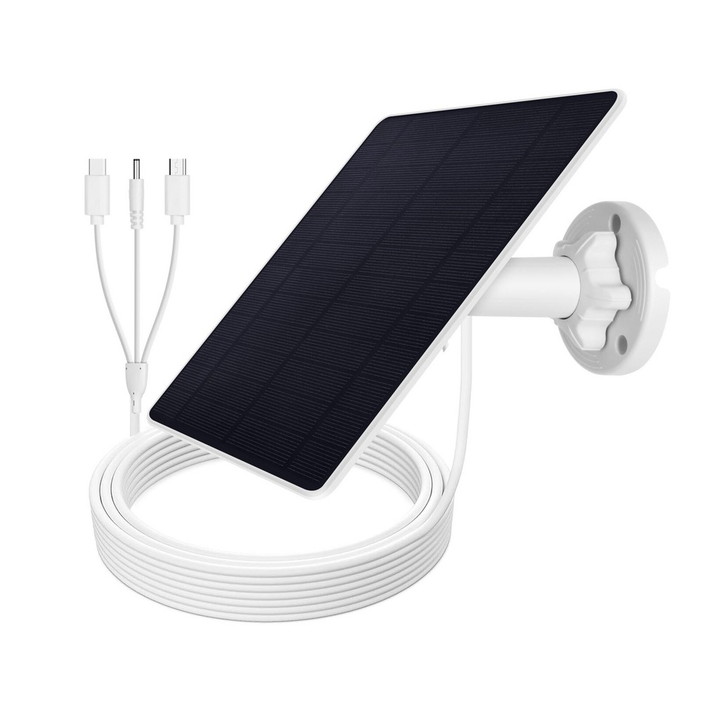 10FT Solar Panel for Ring Spotlight Camera Security Cam Battery Charger