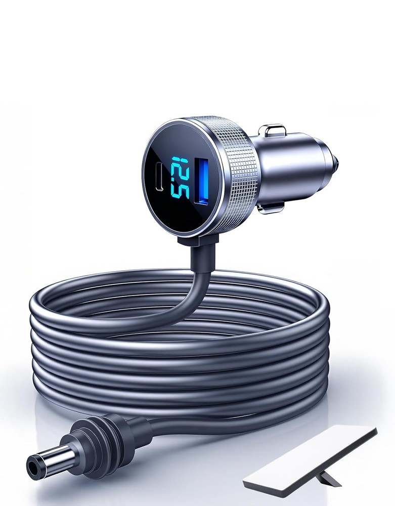 Starlink Mini Cable, 3 in 1 Starlink Mini Car Adapter DC Power Cable and Cigaret