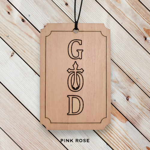 GOD - Car Air Freshener Holder