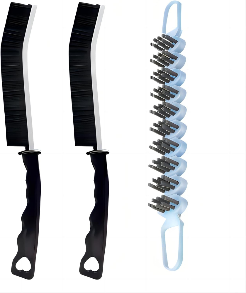 Crevice Cleaning Brush Hard Bristle Grout Brush Scrub Brush Toilet Brush Clea...