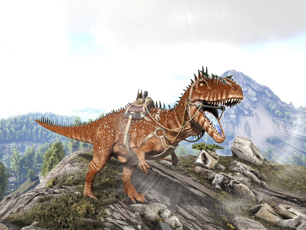 ark survival ascended PvP Cross Play Top Stat Carchar W Saddle