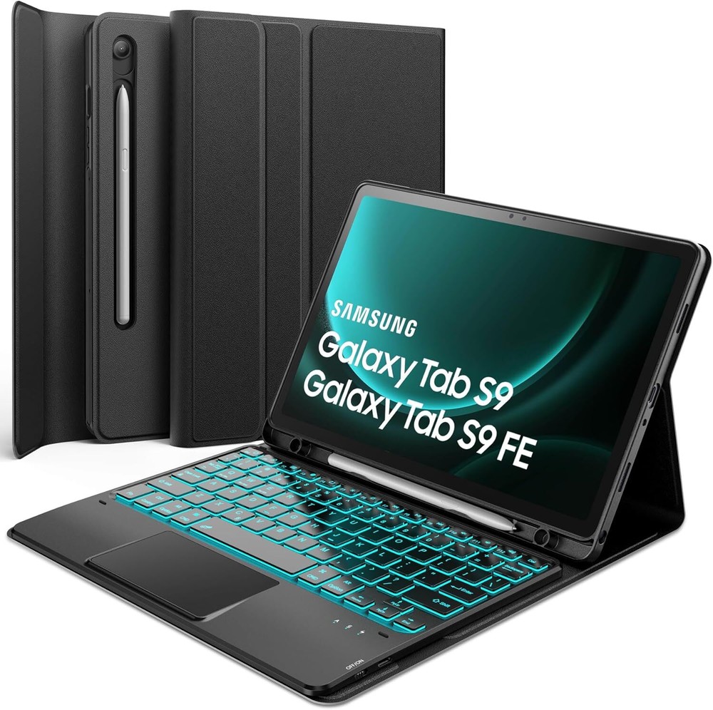 Samsung Galaxy Tab S9 / FE Case with Keyboard 11 inch，Detachable Smart...