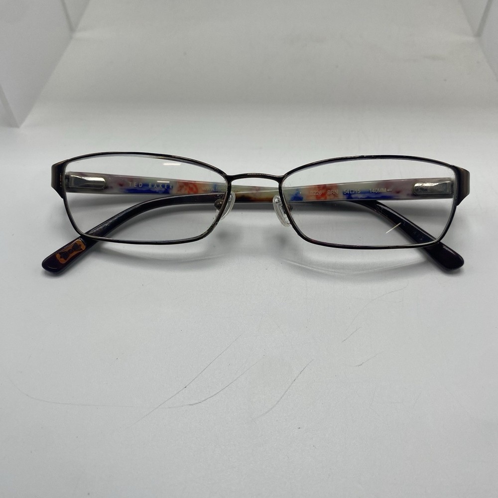 Ted Baker Eyeglasses FRAME ONLY B226 Full Rim 54-15-140 Multicolor 541