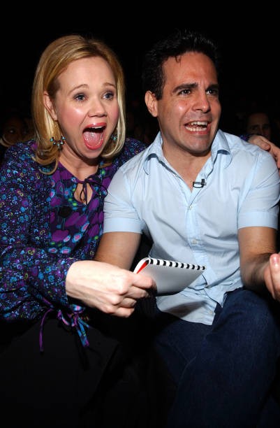 Caroline Rhea and Mario Cantone at Mercedes Benz Fashion Week Spri- Old Photo 1