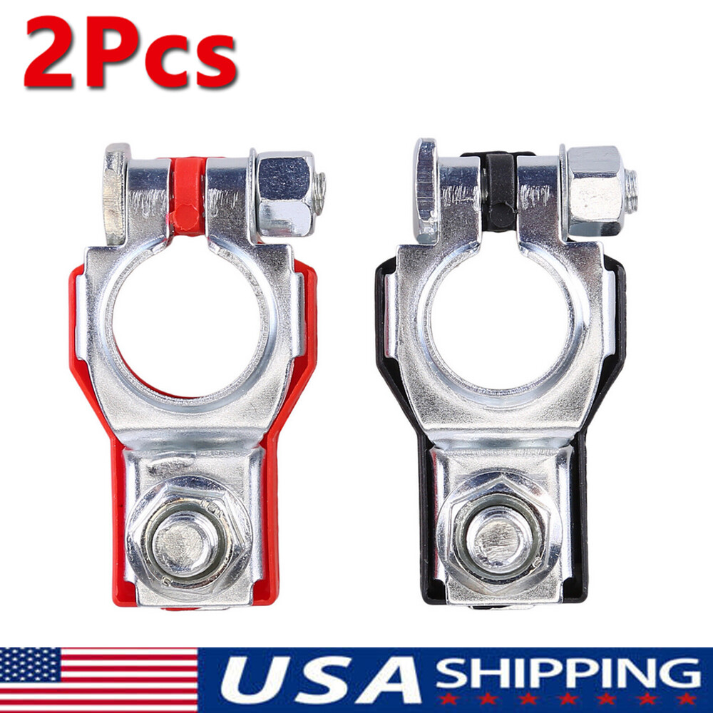 Car Battery Terminal Clamp Connectors Positive Negative Release for Disconnect