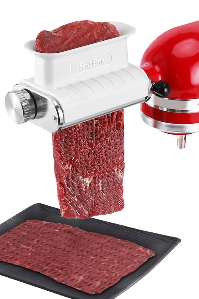 Adjustable Meat Tenderizer Attachment for KitchenAid Mixer - 3 Settings,