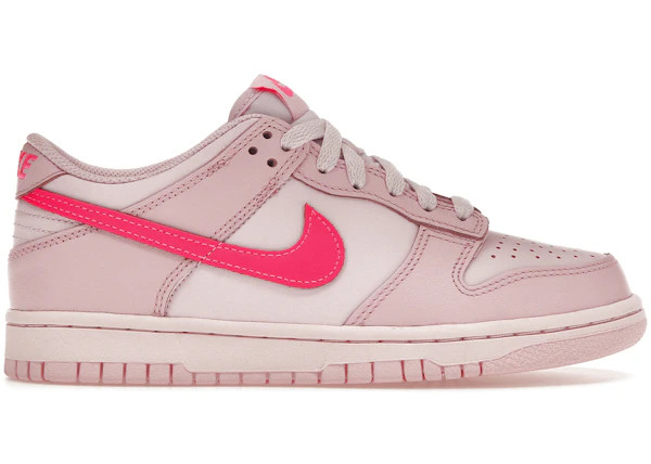 Size 7Y - Nike Dunk Low Triple Pink (GS) DH9765-600