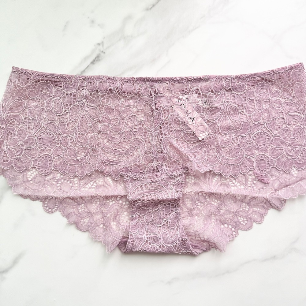 Soma Corded Lace Cheeky Hipster Panty Lilac Wine/Lilac Ash CD SZ S/M/L/XL