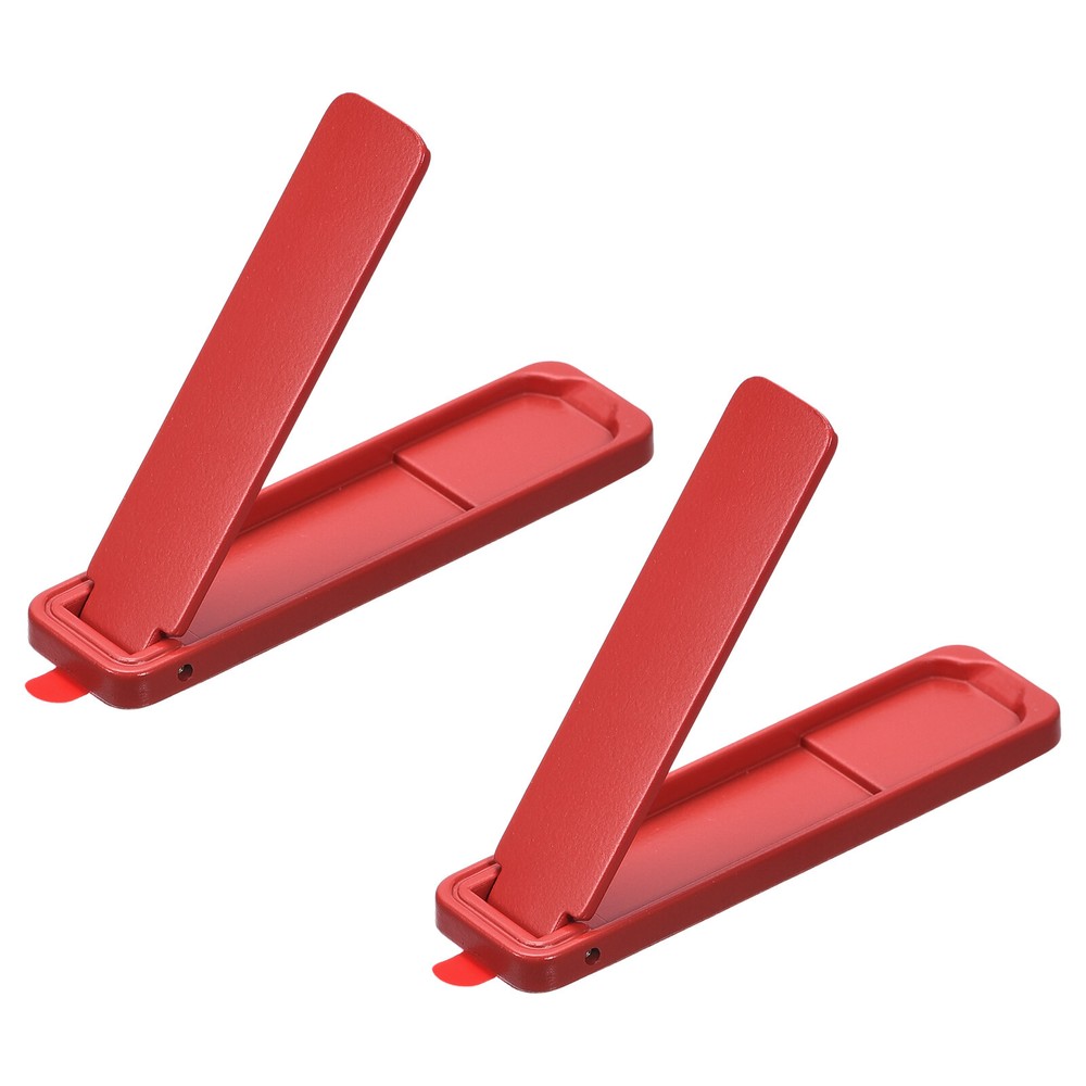 Ultra-Thin 2Pack Horizontal Vertical Phone Stand Portable in Red  