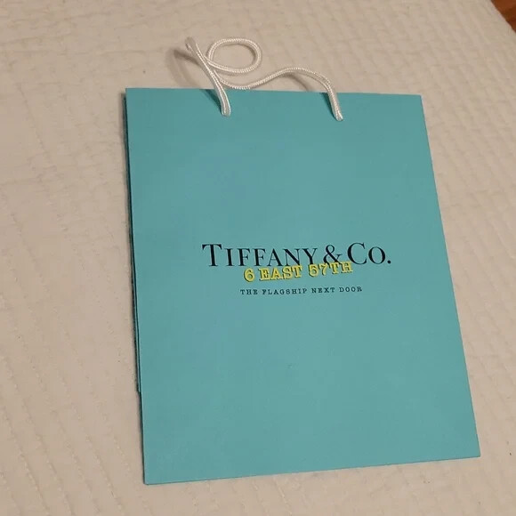 Tiffany & Co Blue Jewelry Gift Bag 8x10x4 Limited Edition Shopping LTD E57