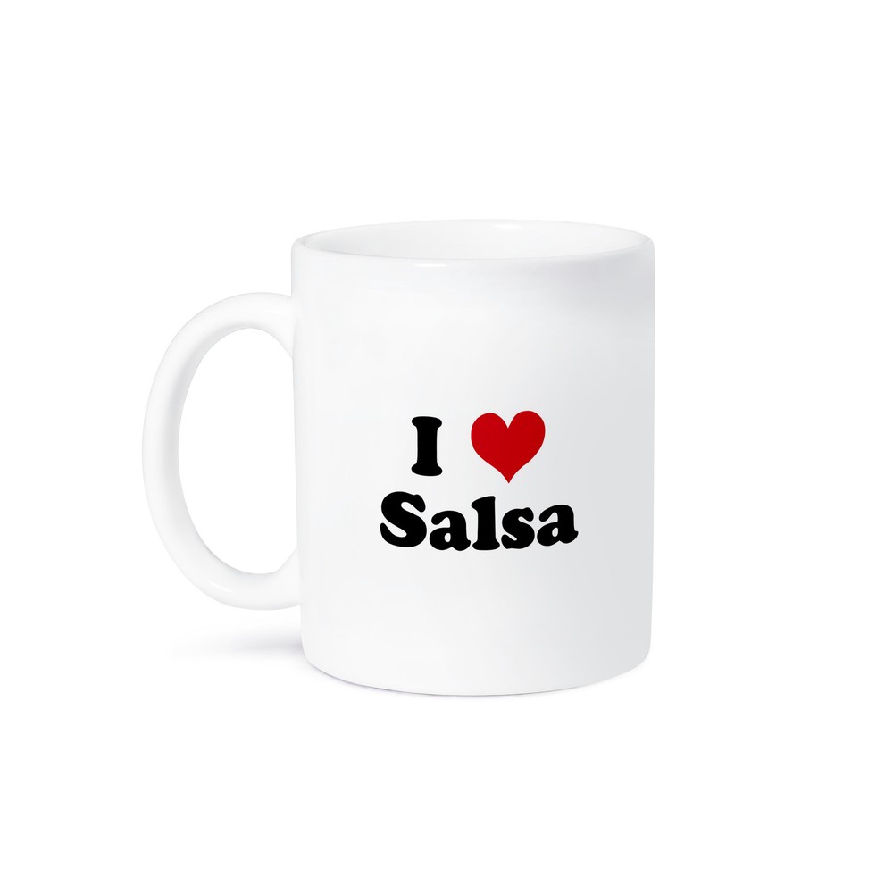 3dRose, I Love Salsa, Mug