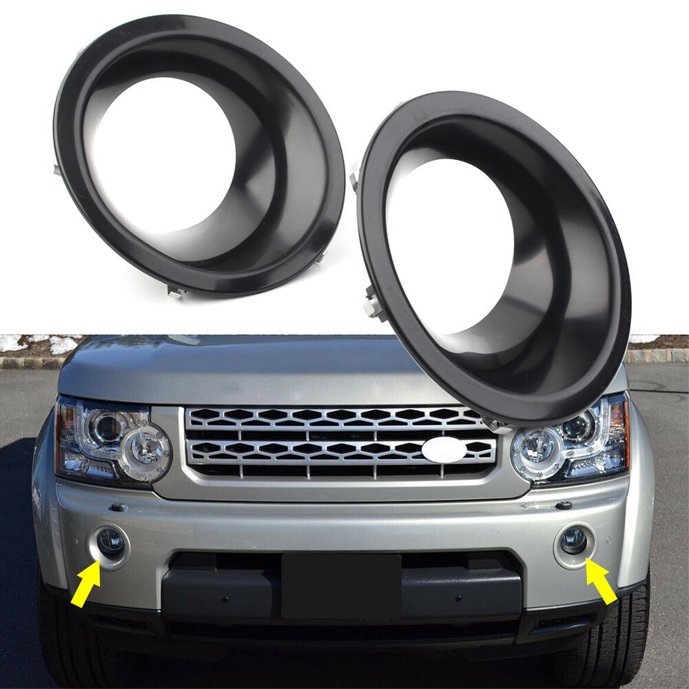Fog Lamp Foglight Fog Light Bezel for 2010 2011 2012 2013 2014 Land Rover LR4 fl