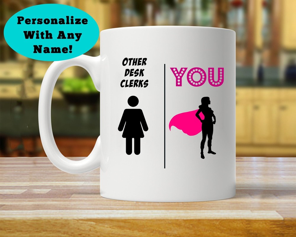 Desk Clerk Gift For Her Desk Clerk Gift Desk Clerk Birthday Gift Desk Clerk Mug