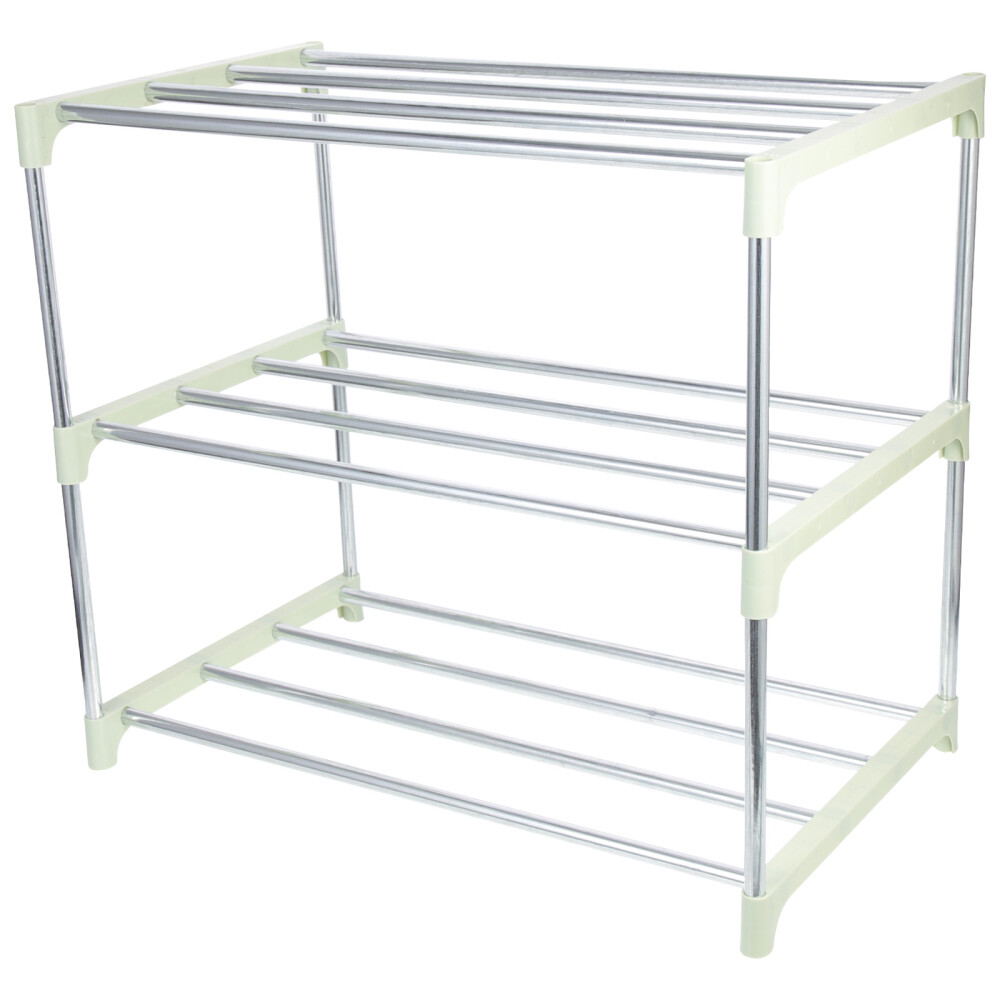 1PC 3-tier Shoe Rack Shoe Shelf Storage Organizer for Closet Entryway Home