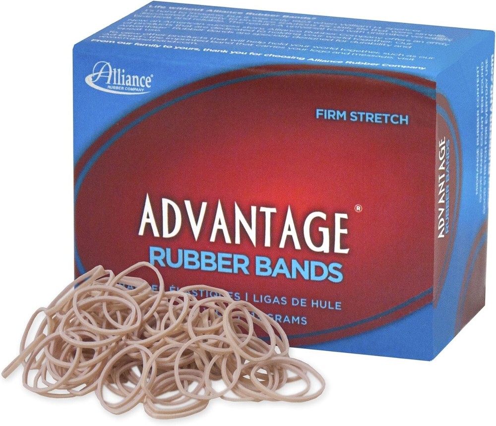 Rubber 26109 Advantage Rubber Bands Size #10, 1/4 lb Box Contains Approx. 925 Ba