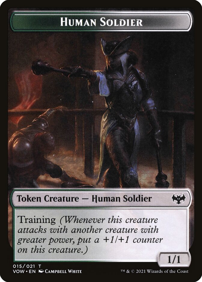Human Soldier Token (015) Innistrad: Crimson Vow VOW MTG Magic