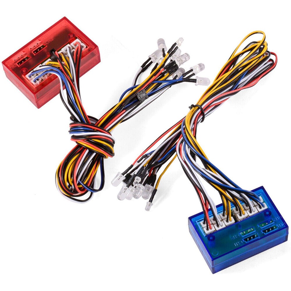 12 LED RC Lights for HSP Traxxas TAMIYA Axial SCX10 1/10 1/8 RC Car Upgrade B