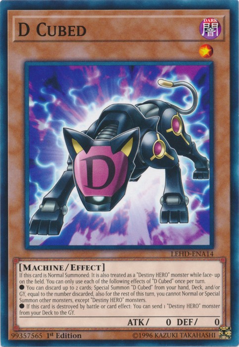 D Cubed LEHD-ENA14 Common 1st Edition Lightly Played TCG Card