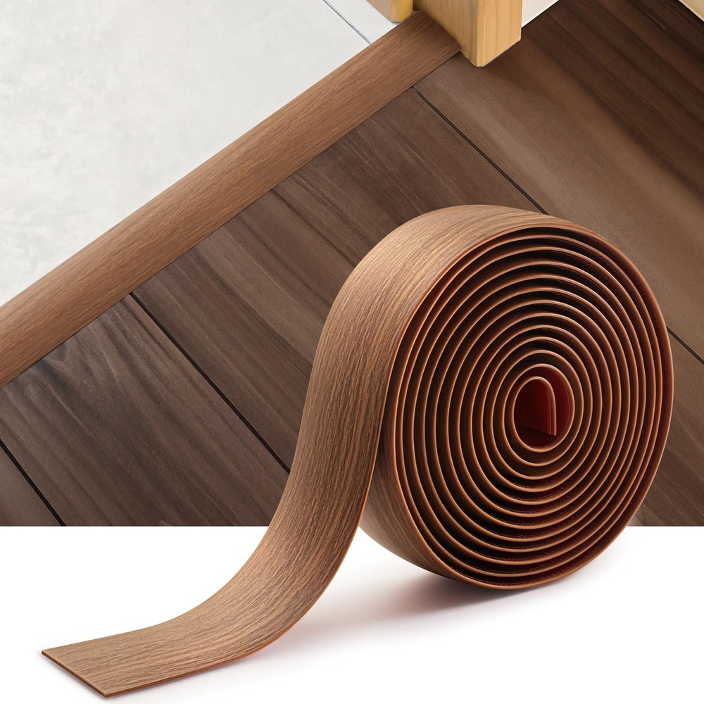 10Ft Self-Adhesive Vinyl Floor Transition Strip for Laminate Floors