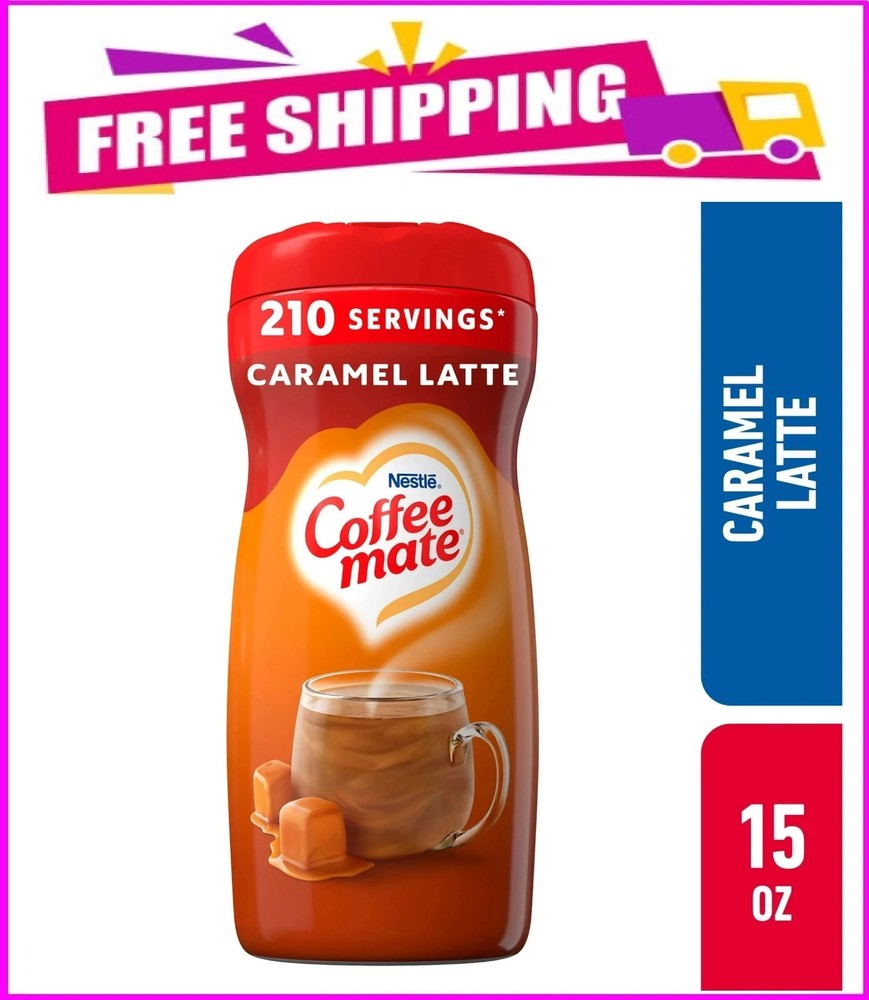 Nestle Coffee mate Caramel Latte Coffee Creamer, 15 oz