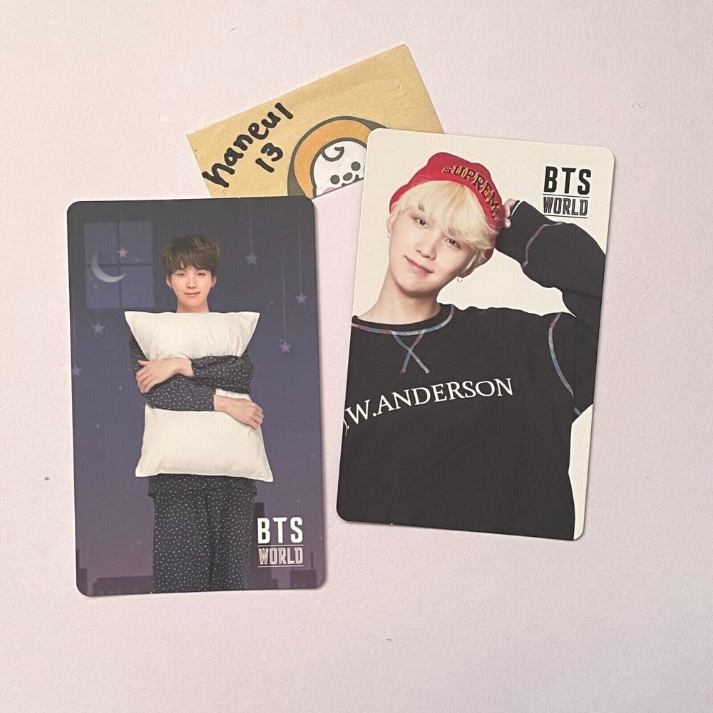 BTS WORLD OST Album with Game Coupon Double Sided Photocard and Pajama Photo-image