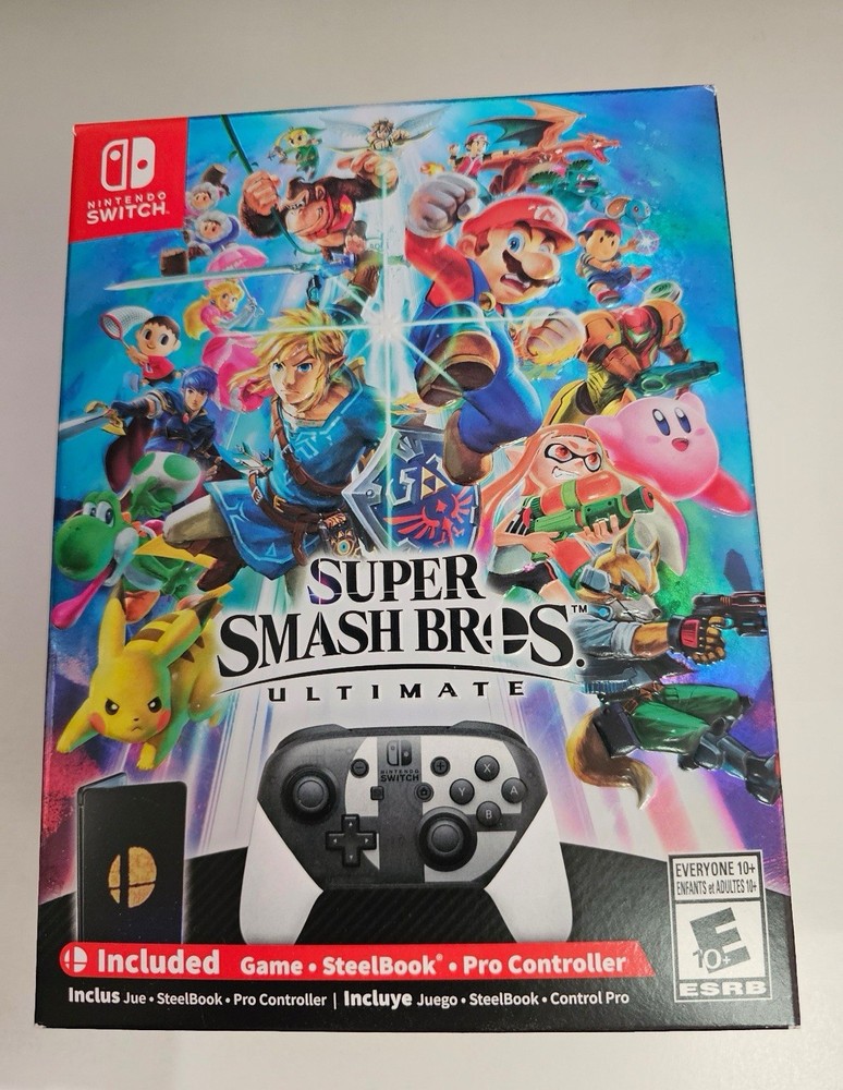 NEW Sealed Super Smash Bros Ultimate Special Edition w/ Pro Controller Nintendo
