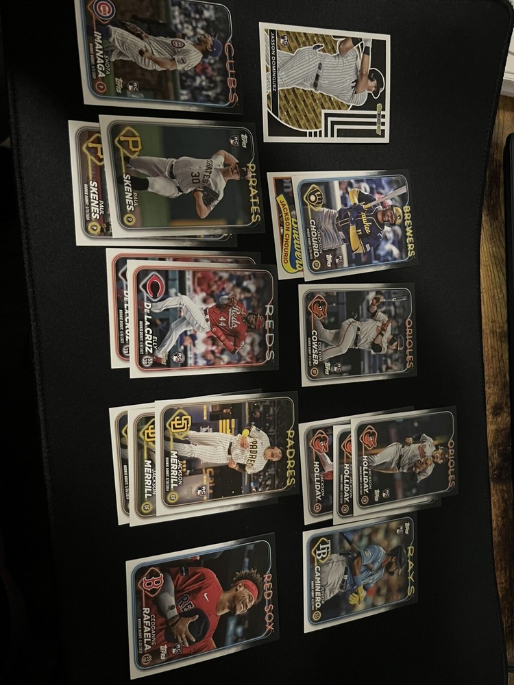 2024 Topps Update Rookie Lot, Skenes + Elly + Merrill + Holliday + Chourio