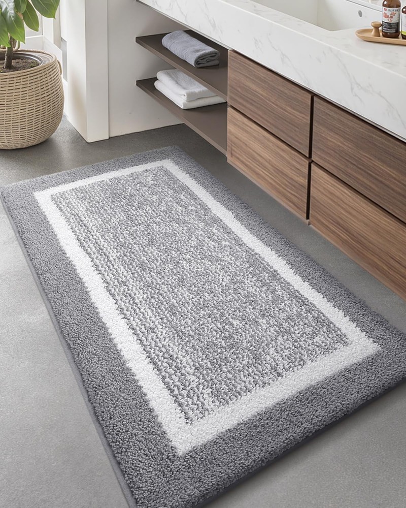 Simple and Stylish Bathroom Runner Non Slip, 24