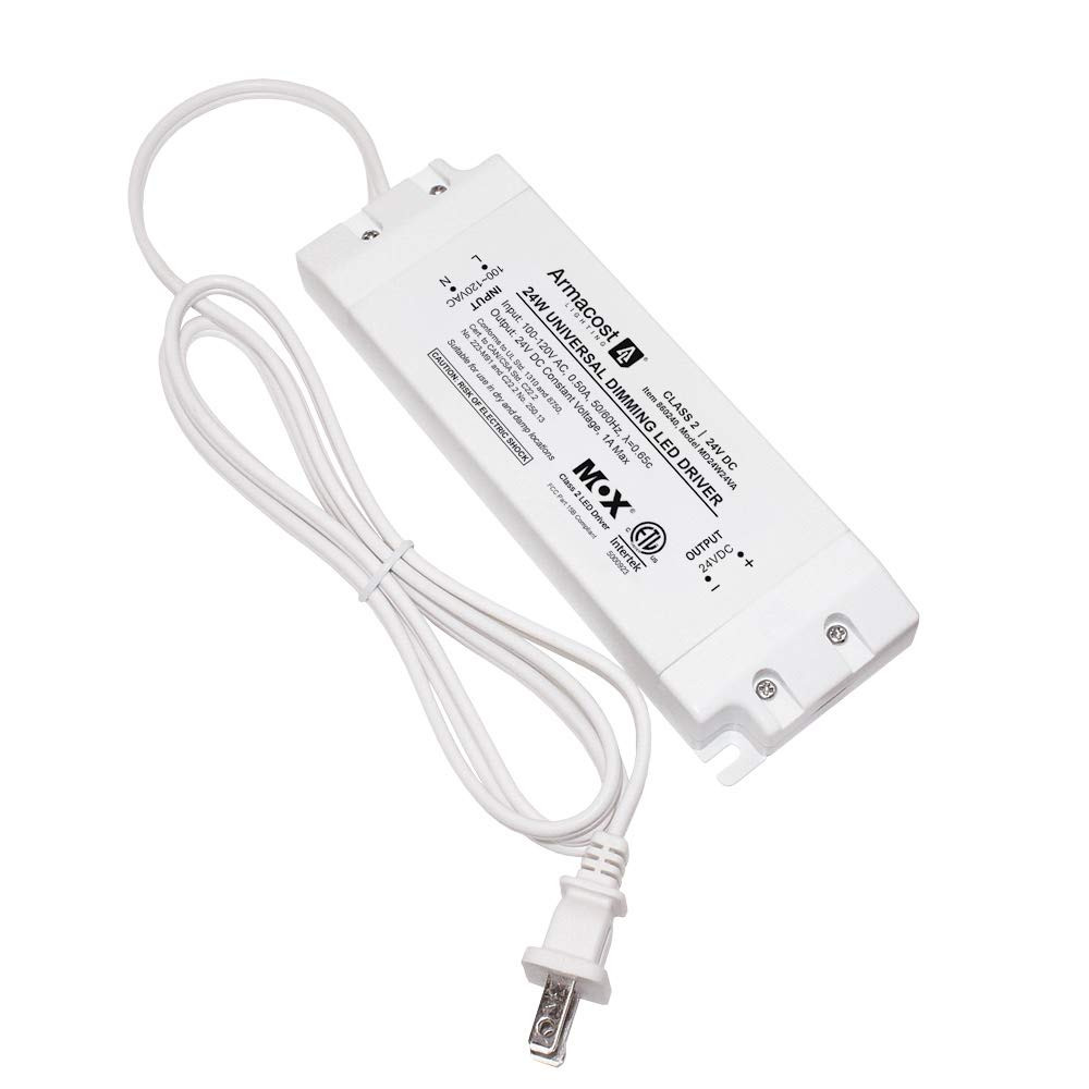 860240 for LED Lighting, with removable AC cord, 24 Watt, White