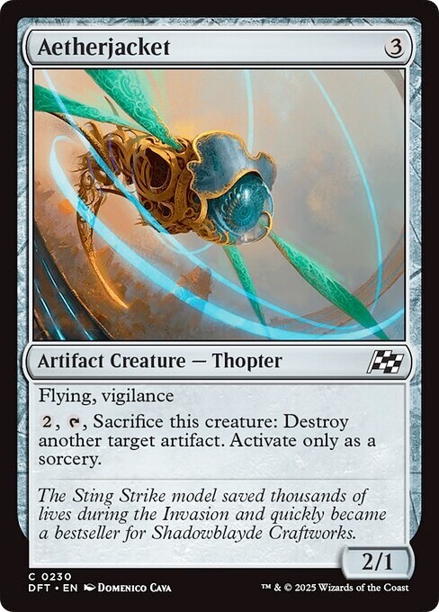 PRESALE-- AETHERJACKET x4 mtg NM-M Aetherdrift 4 Common