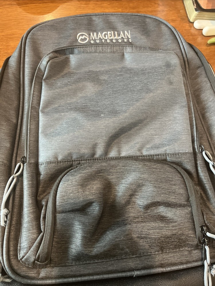 Magellan Outdoors Gray Blakely RFID Anti-Theft Backpack with Laptop Compartment