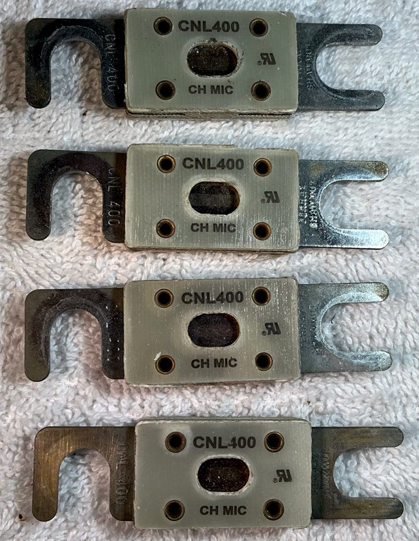 FERRAZ/SHAWMUT FZCNL400 FUSE, CNL400, 400 A, 32 V, CH MIC, lot of 4