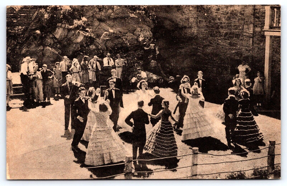 Vintage Postcard The Pioneer Dancers Square Dancing Central City, Colorado USA