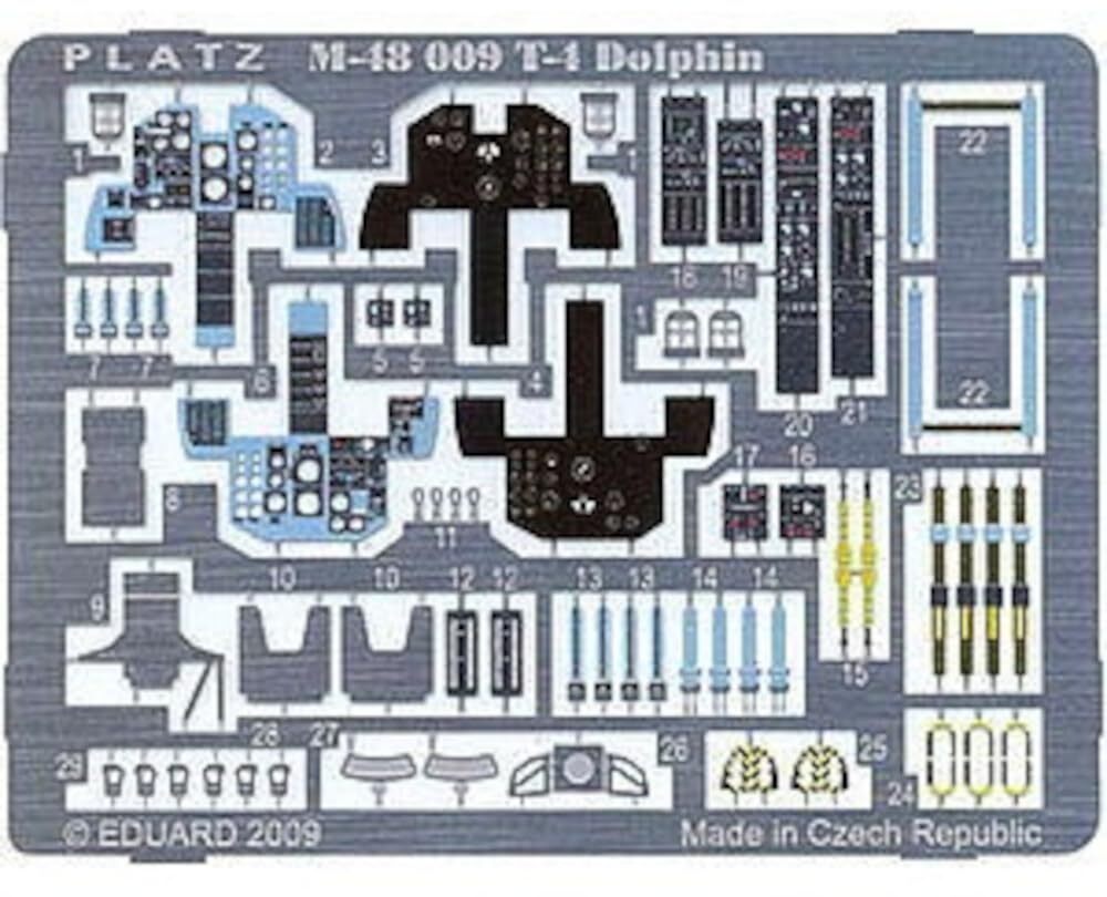 Platz 1/48 JASDF T-4 Etching Parts Renewal Model Kit Parts M48-9