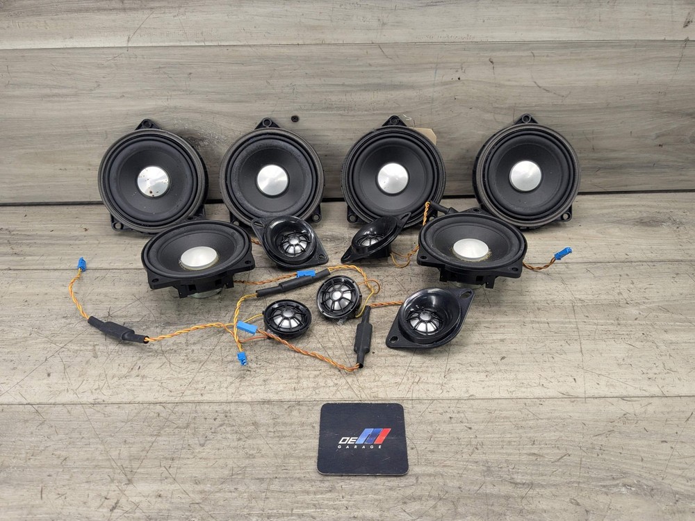 OEM BMW F30 F32 F33 F80 F82 M3 M4 Audio Sound System Speaker SET HARMAN KARDON